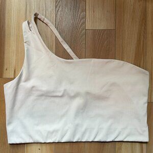 One shoulder sports bra